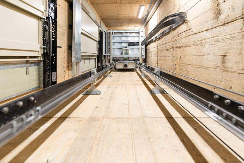 lift installation for Northampton town council carried out by MV Lifts