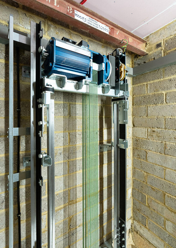 lift installation for Northampton town council carried out by MV Lifts