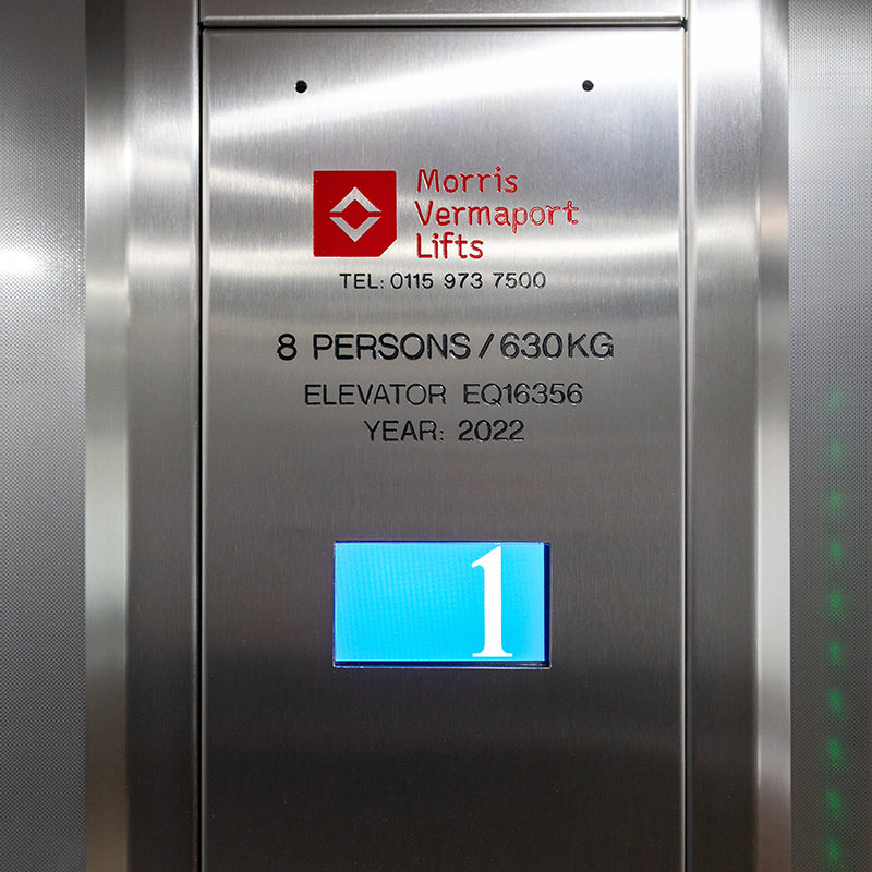 Lift Modernisation derby city center for Derby City Council - works carried out by MV lifts
