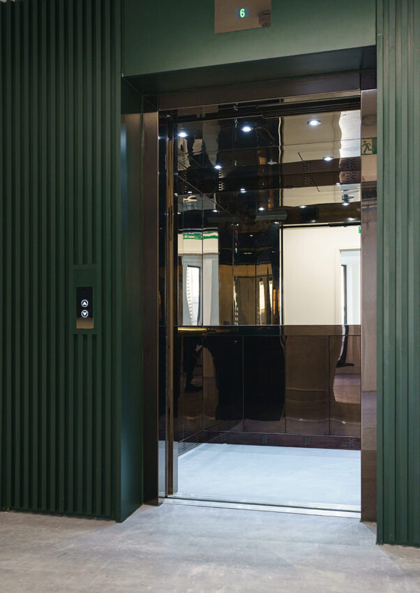 Lift installation central London by MV Lifts