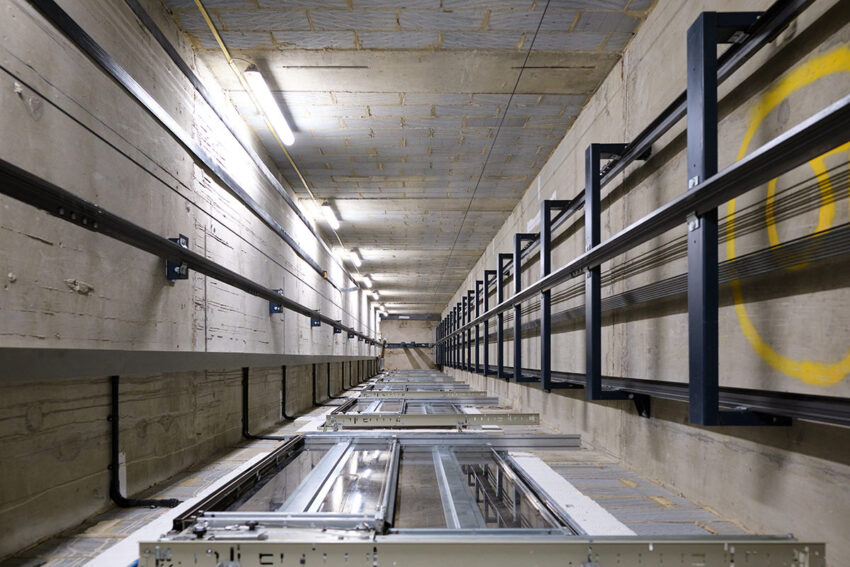Lift installation central London by MV Lifts
