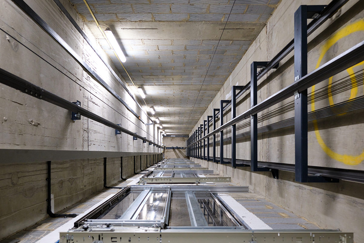 Lift installation central London by MV Lifts