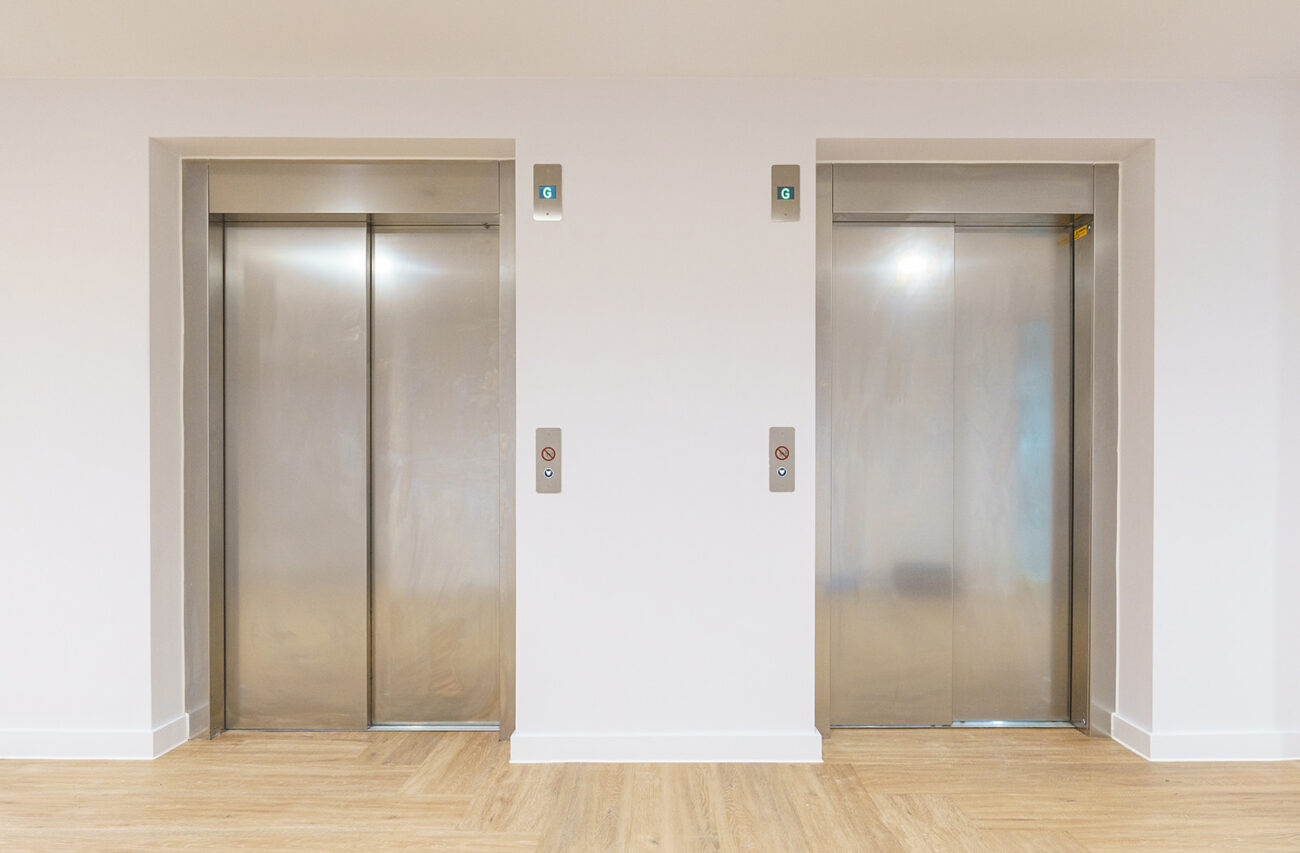 Lift Installation Worcester University by MV Lifts
